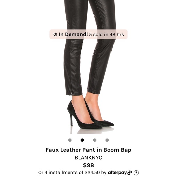 BLANKNYC Faux Leather Pant in Boom Bap
EUC - Picture 2 of 8